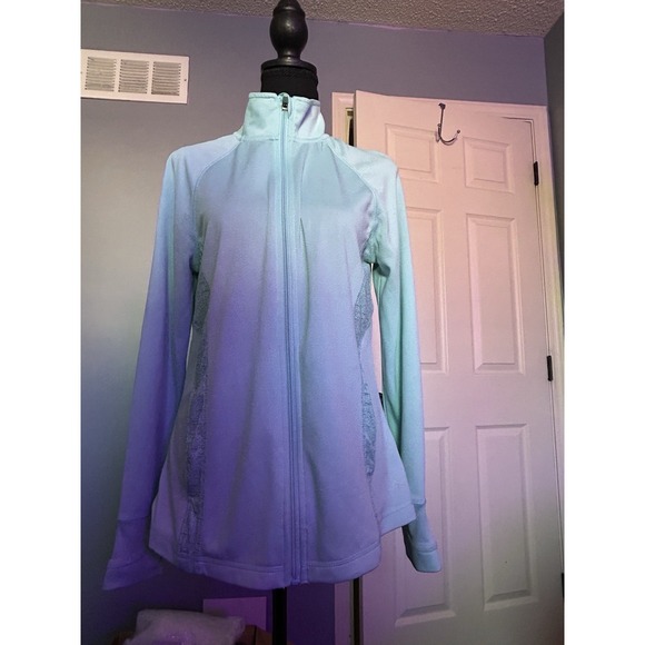 Danskin Now Jackets & Blazers - Danskin Now Women's Medium 8-10 Mint Green Zip Up Jacket